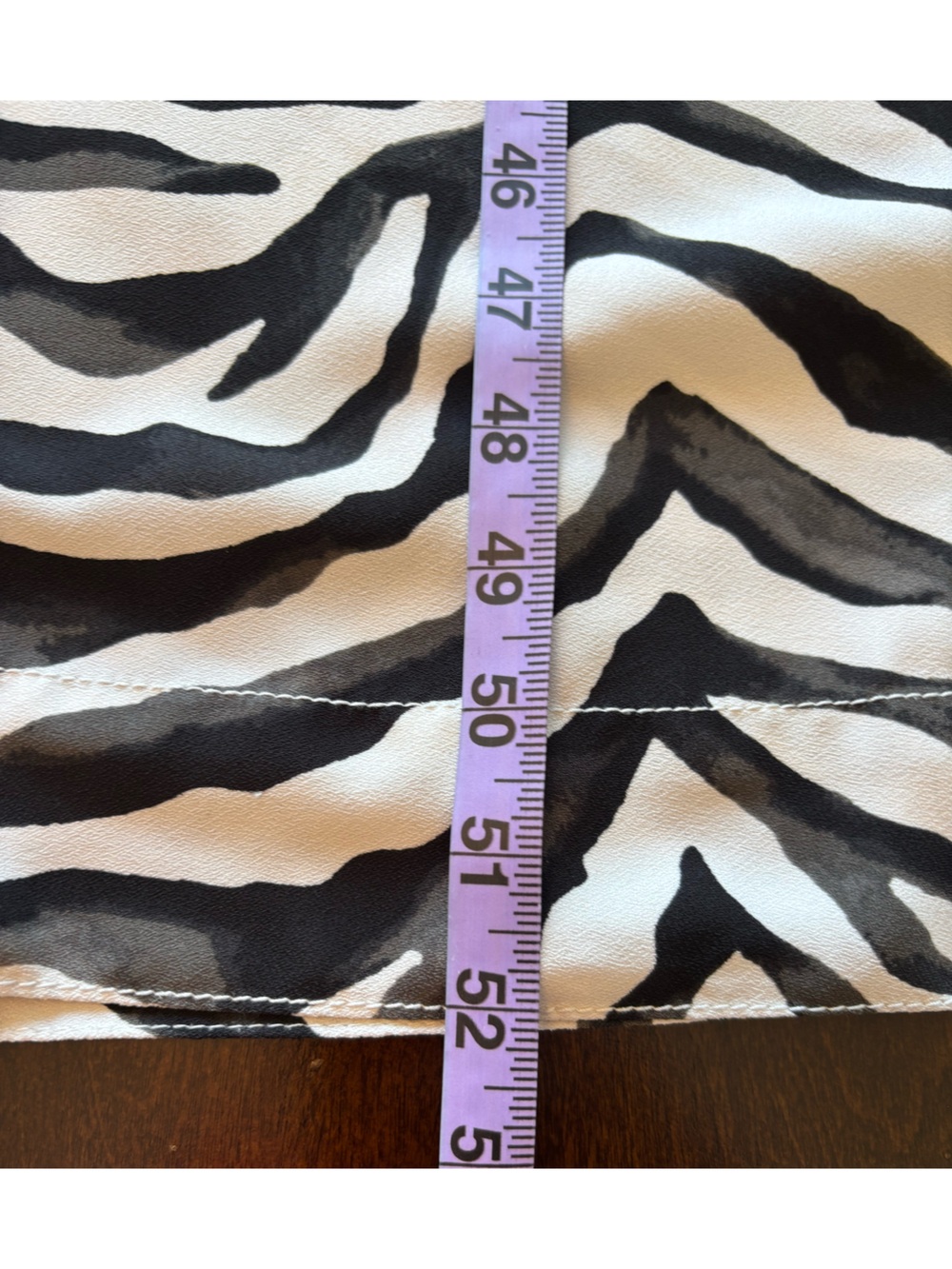 Banana Republic Sleeveless Zebra Print Wide Leg Cropped Jumpsuit 10 Black White - Picture 11 of 13